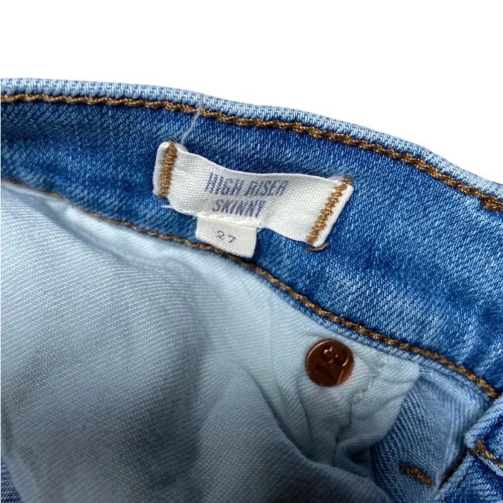 Madewell High Rise Skinny Jeans Size 27 Stretch Denim - Picture 5 of 5